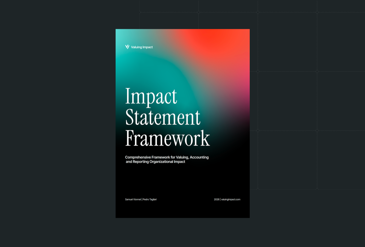 Cover of the Impact Statement Framework paper