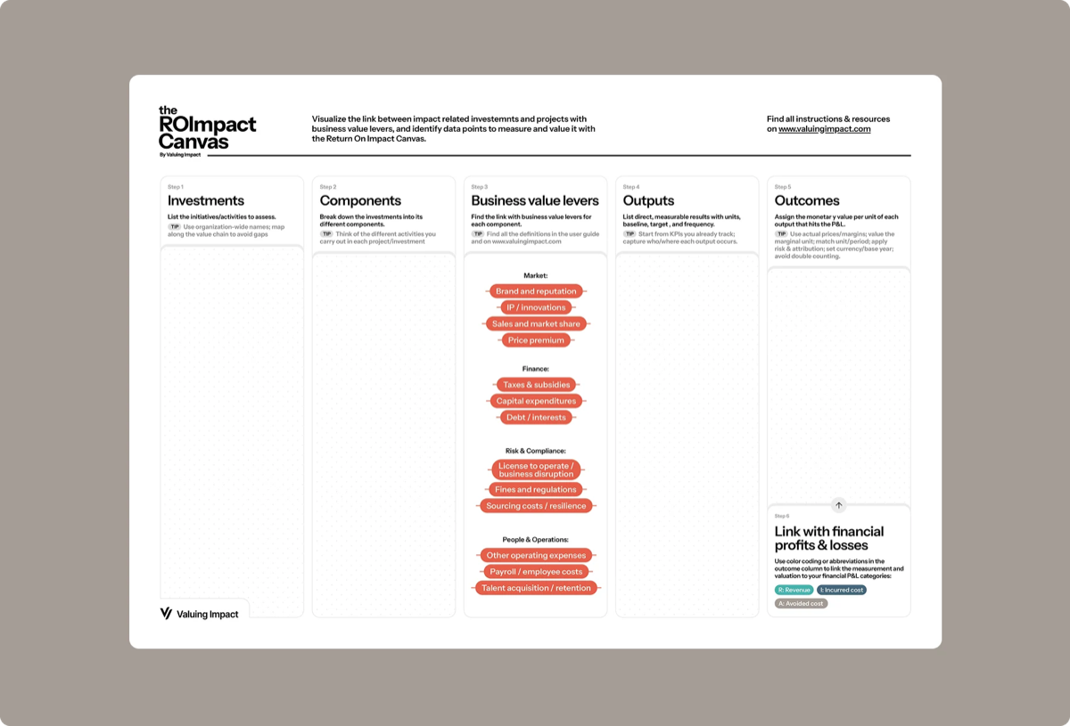 The ROImpact Canvas